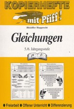 Kopierhefte mit Pfiff / Gleichungen - 5./6. Jahrgangsstufe