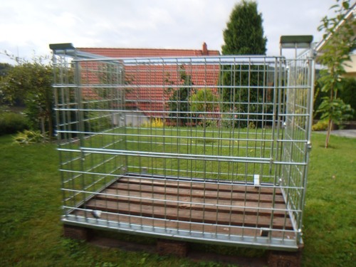 Gitterbox faltbar verzinkt - gitterbox,