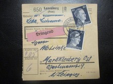 #2686 Paketkarte aus LAUENBURG