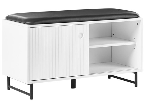 Schuhschrank mdf kunstleder - schuhschrank,