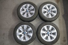 BMW E60 E61 4x Alufelgen Felge Alu Silber 5x120 7Jx16 ET20 6758774
