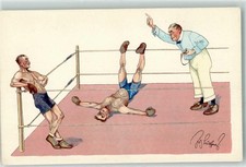 13943050 - Boxkampf Ring KO Ringrichter BKW I Nr 278-6 Schoenpflug, F.