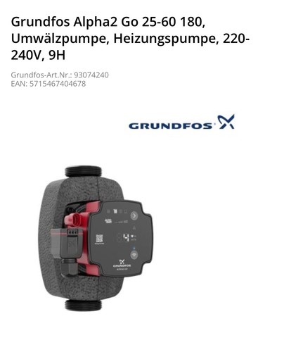 Grundfos alpha2 60 180 - alpha2,