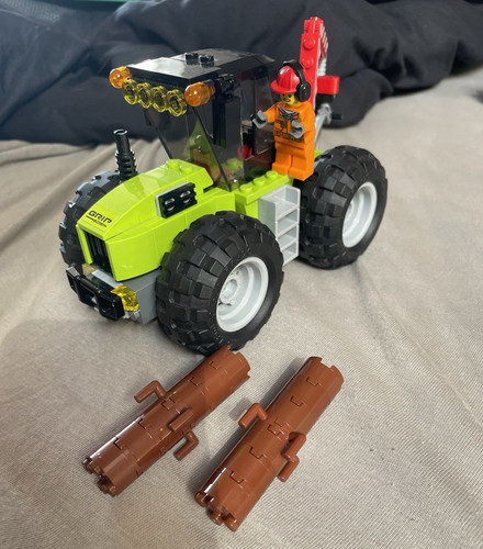 Lego traktor forstmaschine - lego, traktor/forstmaschine