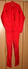 Motorrad  Regenkombi  Overall  ROT  Vintage  Rain  Gr. M