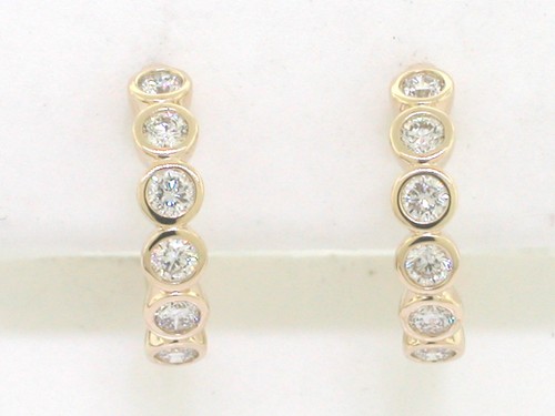 Brillant creolen 585 gelbgold - brillant,