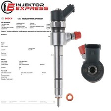 0445110276 Bosch Romeo Suzuki Fiat Saab Opel Vectra Zafira 1.9 CDTI 0986435148