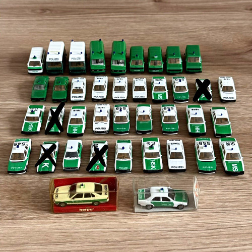 Herpa konvolut polizei - herpa,