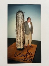 Günther Uecker  hand signiertes  und datiertes Foto