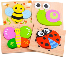 Holzpuzzle Kinder ab 1 Jahr