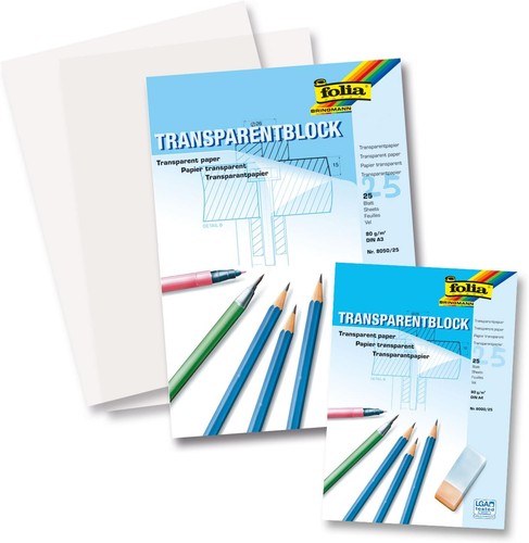 Folia transparentpapier block - folia, transparentpapier-block