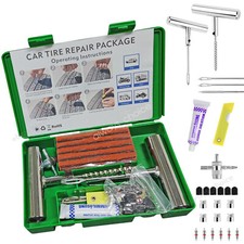 59 Tlg  Auto Reifenreparatur Set PKW Pannenset Roller Motorrad Reifen Flickzeug