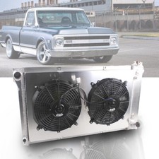 4 Row Radiator With Fan For
