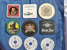 6 Bierdeckel Tschechien, Sankt Jaro, Jarosover, Kozel, Krusovice, Staropramen ..