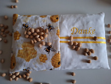 Kirschkernkissen Wärmflasche Körnerkissen Kältekissen 23x13 cm Schmerzen Bienen