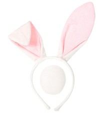 Bunny Set Hase weiß-rosa