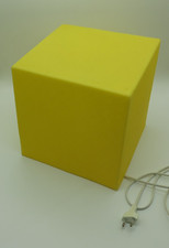 Leuchtwürfel, gelb, 26cm x