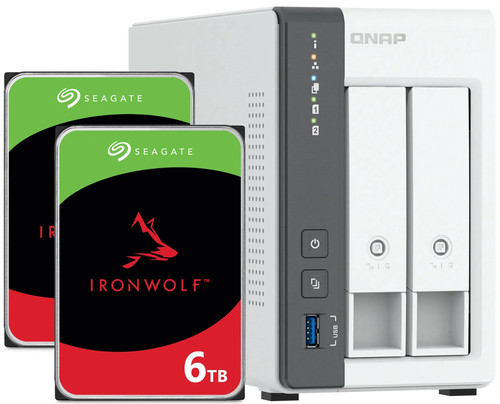 Nas server qnap 216g - nas,