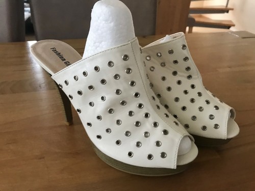 Schicke peeptoe clogs - schicke,