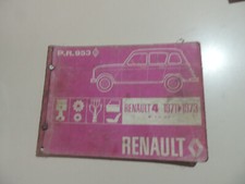 1971-1973 Ersatz Teile Katalog Parts List Catalogue de pieces Renault 4 R4