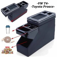 NEU Mittelkonsole Staufach Für VW T4 T5 T6 Multivan Console Opel Toyota Schwarz 