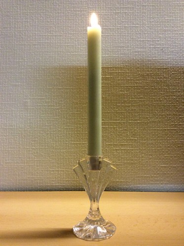 Led stabkerze weiss mit - led, 6