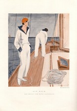 Auf Deck XL Kunstdruck 1930