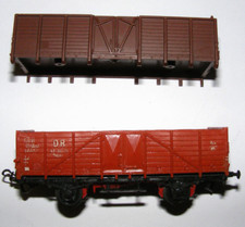 HO DDR Modelleisenbahn Piko Aufbau offener Güterwagen Dietzel Waggon Konvolut