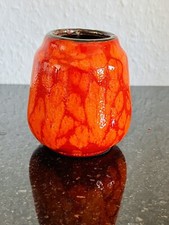Kleine Scheurich Vase 70er Jahre Orange