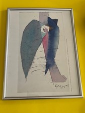 Kunstdruck "Engel", von Andreas Felger, mit Rahmen