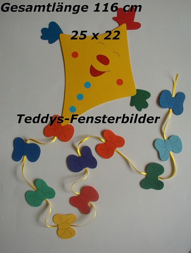 Teddys fensterbilder - teddys,
