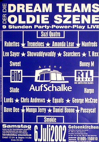 Oldie festival konzertplakat - oldie,