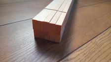 Holzleisten Rechteckleisten 10x20mm, 50cm lang, 10 Stück