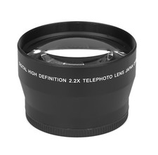 2.2x - 72mm HD Tele Vorsatzlinse Echtglas Marken Optik Vorsatz Linse Objektiv