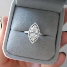 4 kt Marquise-Schliff Lab