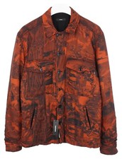 Diesel Extrem Wetter Kampf RR55 Jacke Herren Groß Gepolstert Polohemd Gefuttert