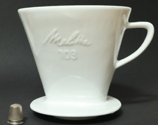 Alter großer Melitta Kaffee Filter 103 Porzellanfilter Kaffeefilter Porzellan