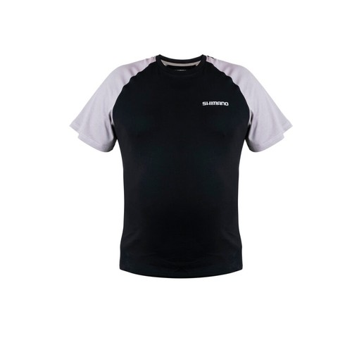 Shimano shirt schwarz - t-shirt,, schwarz-weiß