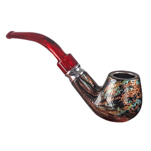 Tabakpfeife mit metallkopf - tabakpfeife,