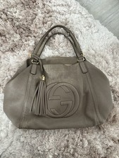 Original Gucci SoHo Damentasche Leder Khaki 