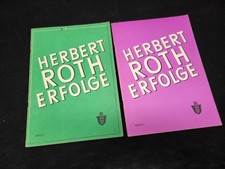 Noten Herbert Roth Erfolge 1+2, Akkordeon, 28/26 Seiten, 1975