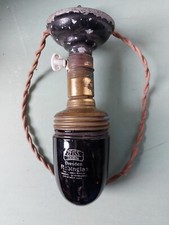 Bauhaus Decken Wand Rubinglas Leuchte Loft Zeiss-Ikon Art Deco  Dresden 