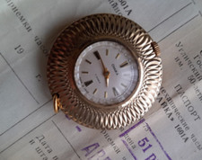 Reduziert! Eine Chaika Anhänger Uhr- Original- vergoldet mit Unterlagen, OVP