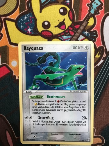Rayquaza 107 deoxys - 22/107, ex
