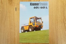 KRAMER Allzweckwagen Prospekt Typ Tremo 601 8 Seiten 1992