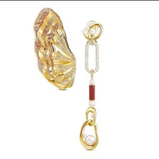 NEU und VERPACKT Swarovski „Sculptured Shells“ Clip-Ohrringe, Artikel 5521038