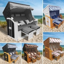 BRAST® Strandkorb Usedom 3-Sitzer XXL für 2-3 Personen | 165cm breit