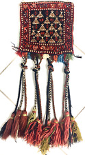 Sammler Antik Nomaden Zelt Tasche Perser Qashqai Teppich Kelim Handgeknüpft
