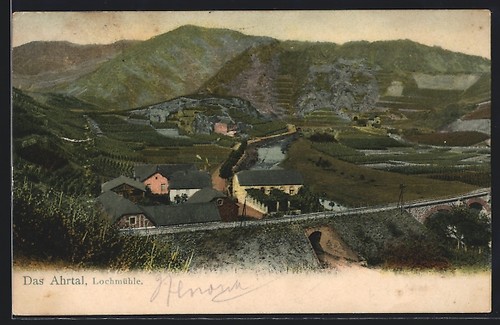 Ansichtskarte lochmühle - ansichtskarte,