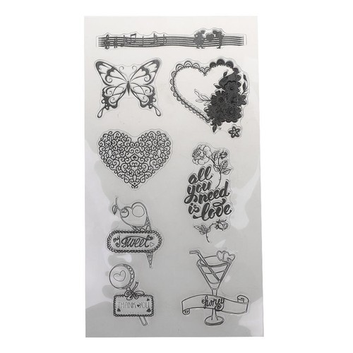 Silikon freier stempel - stempel, /
